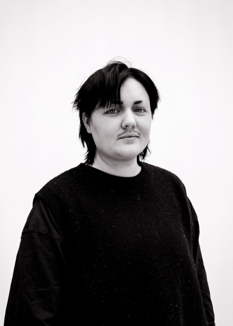 Black/white portrait of Ask Kvamme